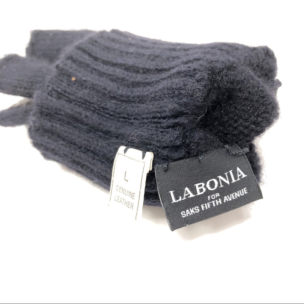 LABONIA For Saks Fifth Ave Cashmere & Leather - Picture 4 of 6